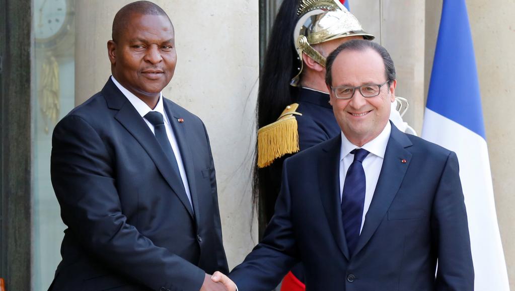 FRANCE/RCA : Hollande assure au président Touadéra que la France restera au côté de la RCA